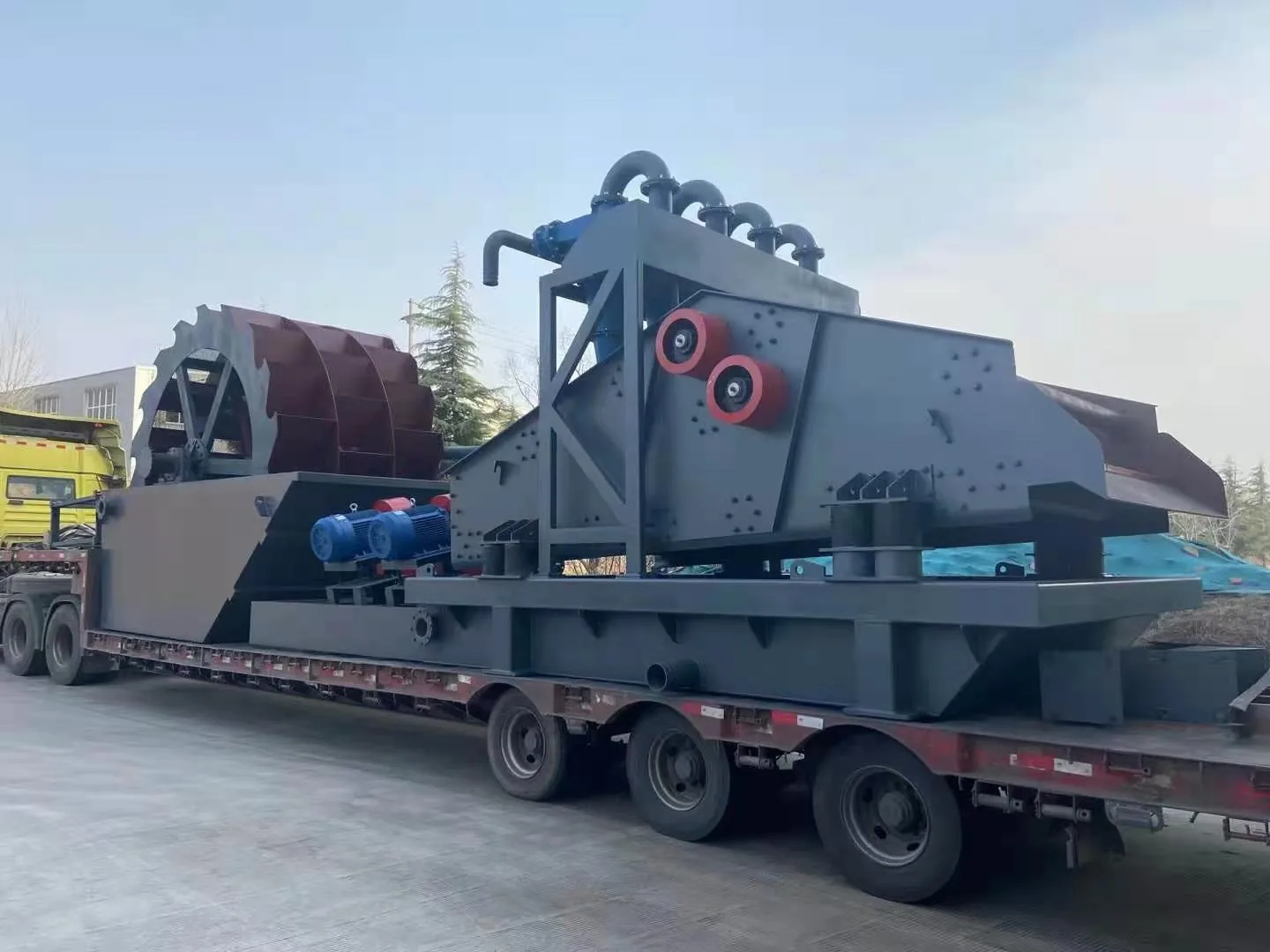 Fine sand recovery line for manufactured sand