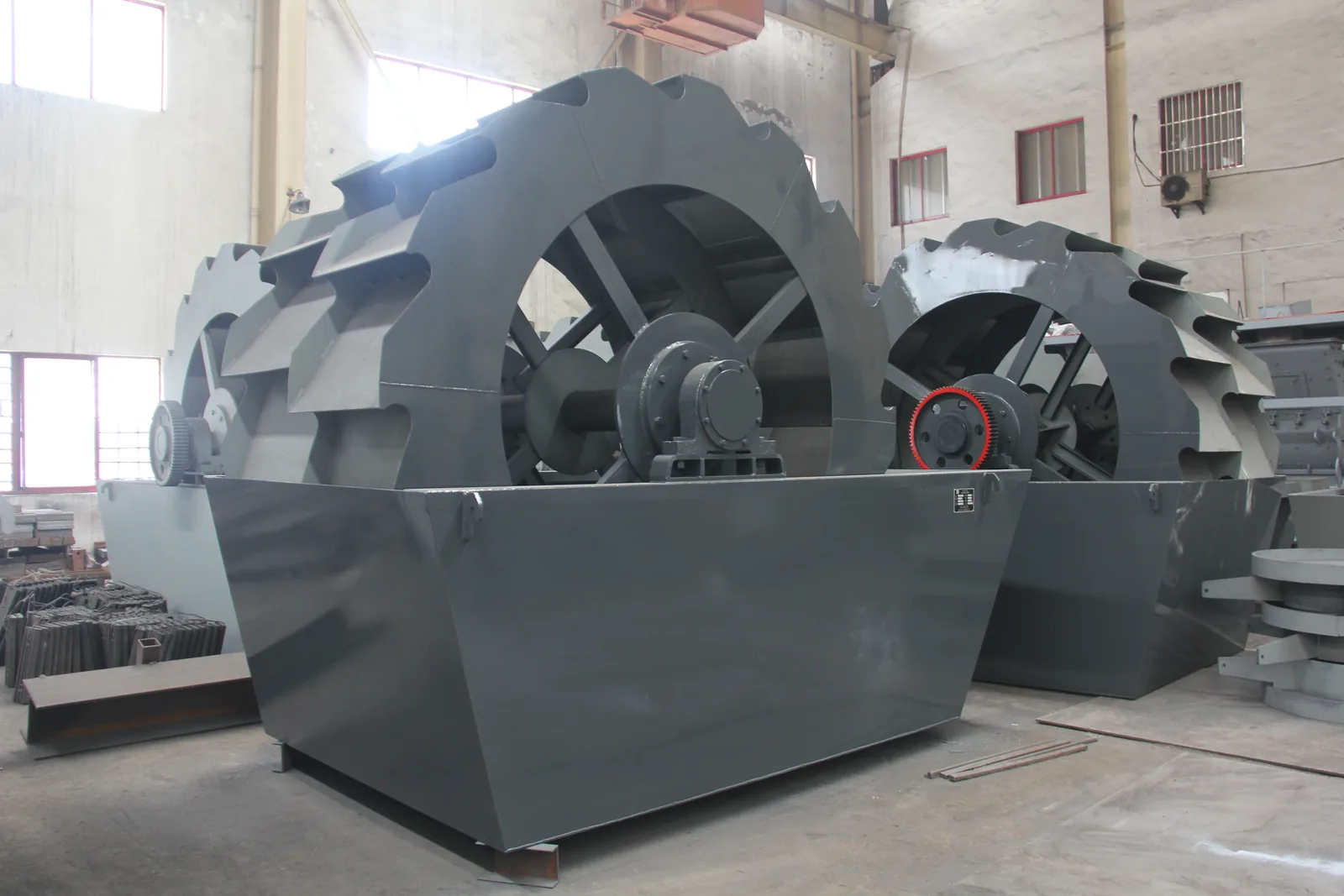Cronus wheel sand washing machine in the factory